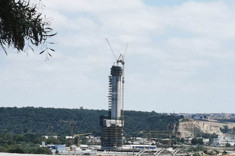 Tour Mohammed VI: les travaux de gros œuvres réalisés à 75% Tour Mohammed VI: les travaux de gros œuvres réalisés à 75%
