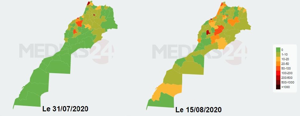 Covid : le nombre de nouveaux cas quotidiens a presque doublé depuis Aïd Al Fitr Covid : le nombre de nouveaux cas quotidiens a presque doublé depuis Aïd Al Fitr