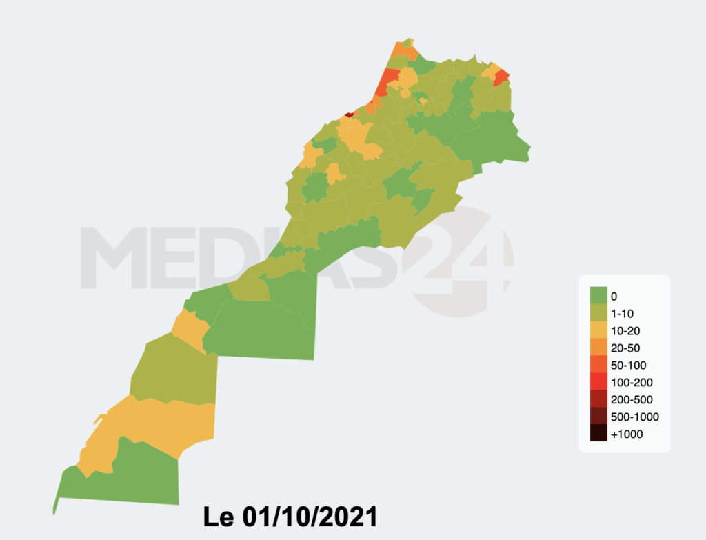 Covid-19. 40 préfectures et provinces avec 0 cas, le Maroc passe au vert