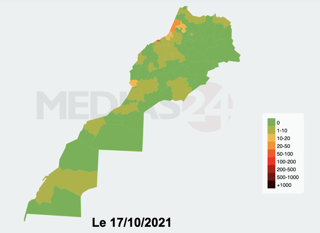 Covid-19. 40 préfectures et provinces avec 0 cas, le Maroc passe au vert