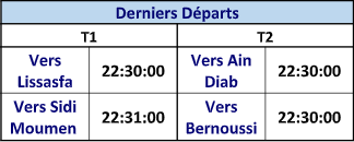 Nouveaux horaires pour le tramway de Casablanca